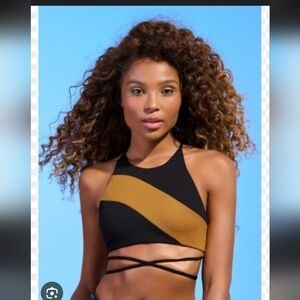 Maaji Top Babydoll Journey Midnight Black